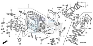 SCV100F9 Turkey - (TU) drawing CYLINDER HEAD