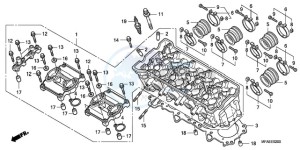 CBF1000AA UK - (E / MKH) drawing CYLINDER HEAD