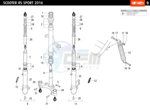 RS-SPORT-GRAY 50 drawing FRONT FORK