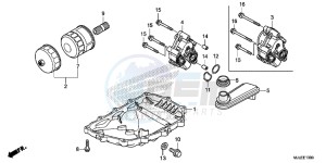 NC750SAE NC750SA ED drawing OIL PAN/ OIL PUMP