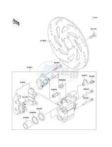 AN 112 D (D2-D3) drawing FRONT BRAKE