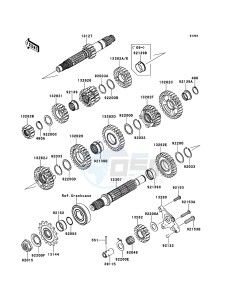 KFX450R KSF450B9F EU drawing Transmission