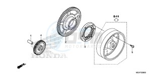 VFR1200XDF CrossTourer - VFR1200X Dual Clutch 2ED - (2ED) drawing STARTING CLUTCH