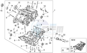 RSV 4 1000 APRC R drawing Crankcase I