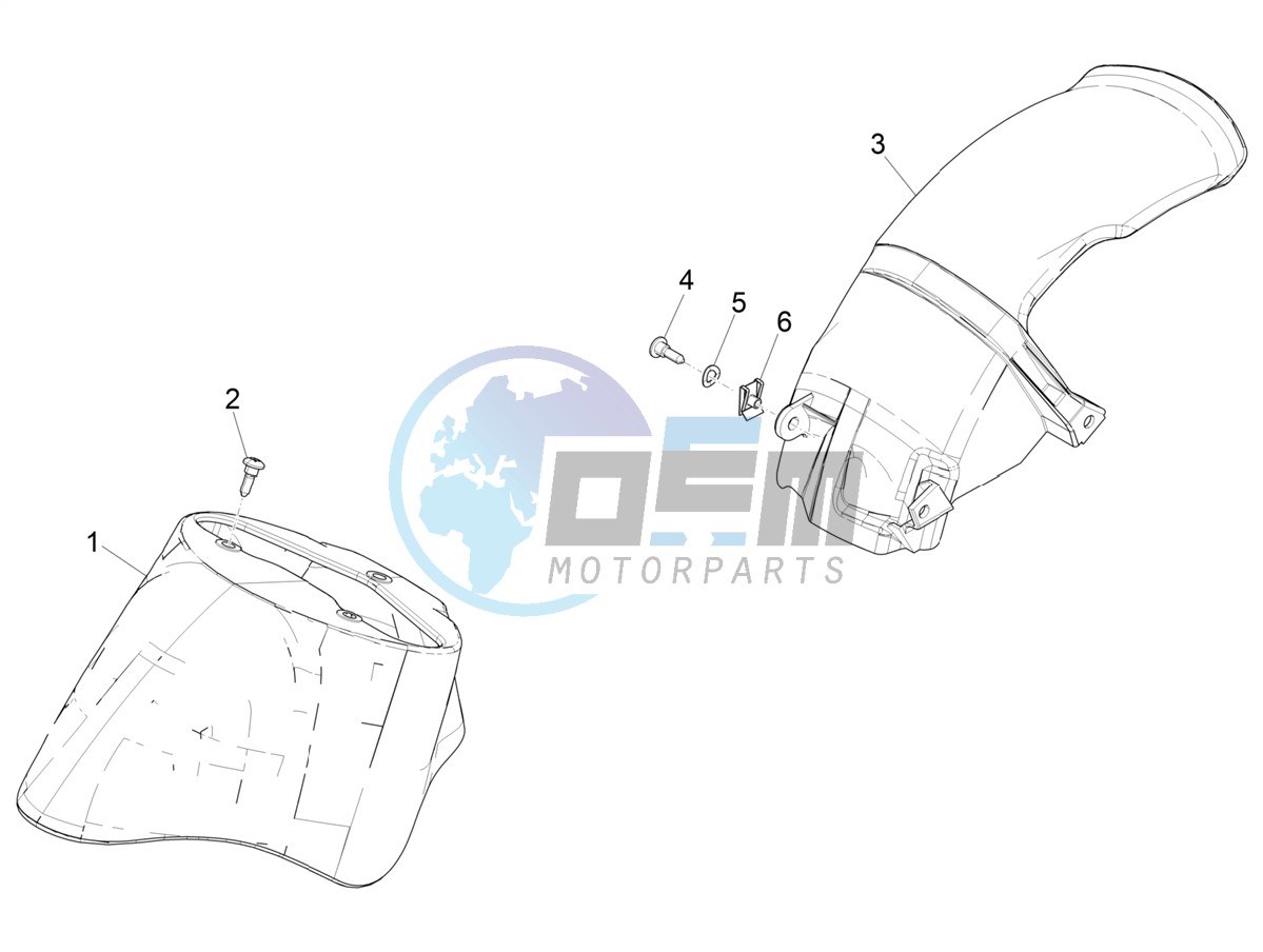 Wheel housing - Mudguard