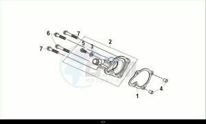 CRUISYM a 300 (LV30W2Z1-EU) (M2) drawing WATER PUMP COVER