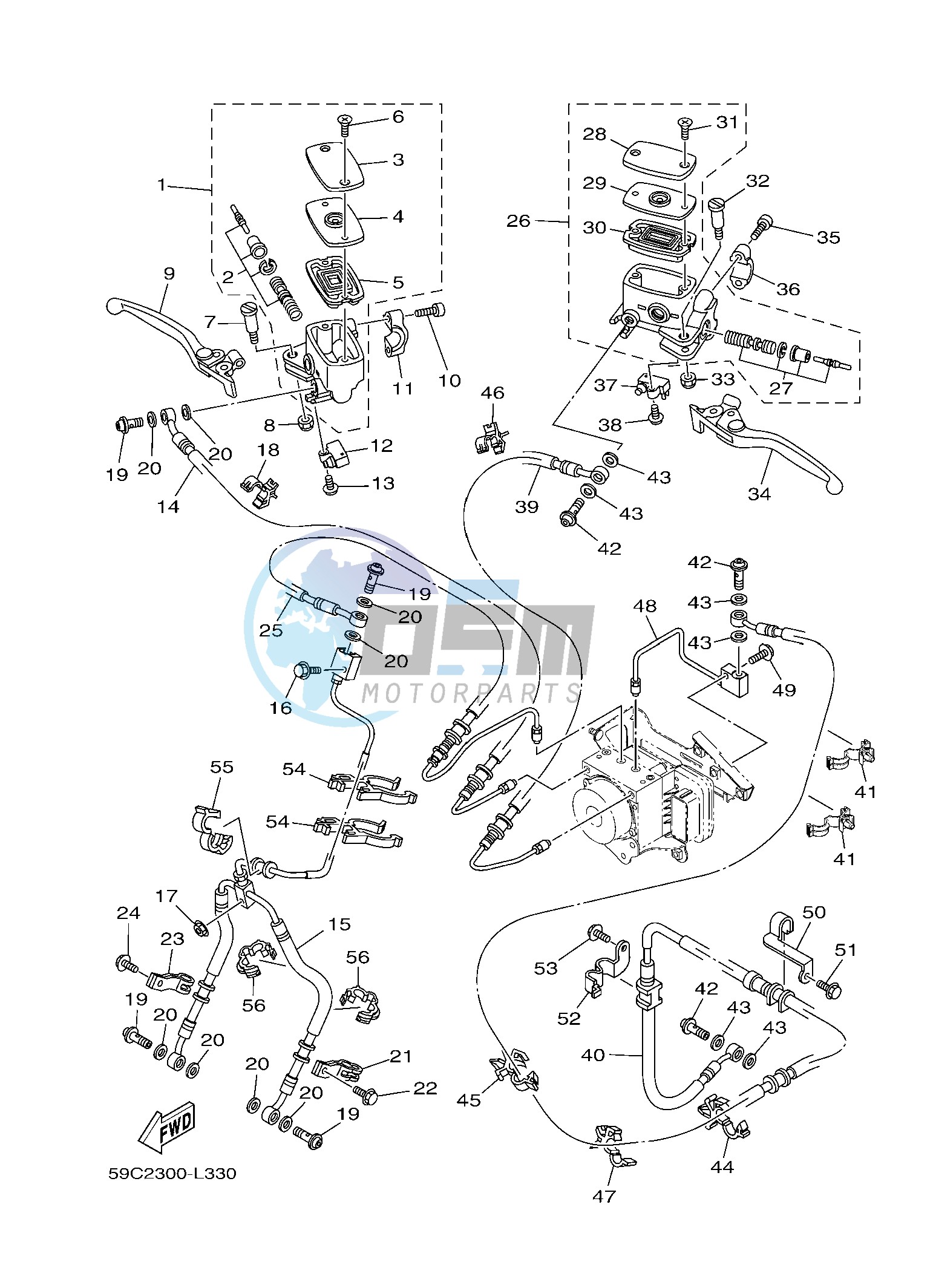 FRONT MASTER CYLINDER