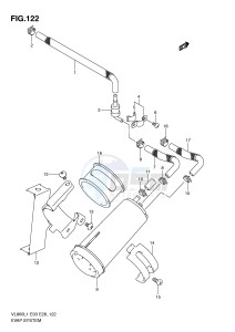 VL800 (E3-E28) VOLUSIA drawing EVAP SYSTEM (VL800CL1 E33)