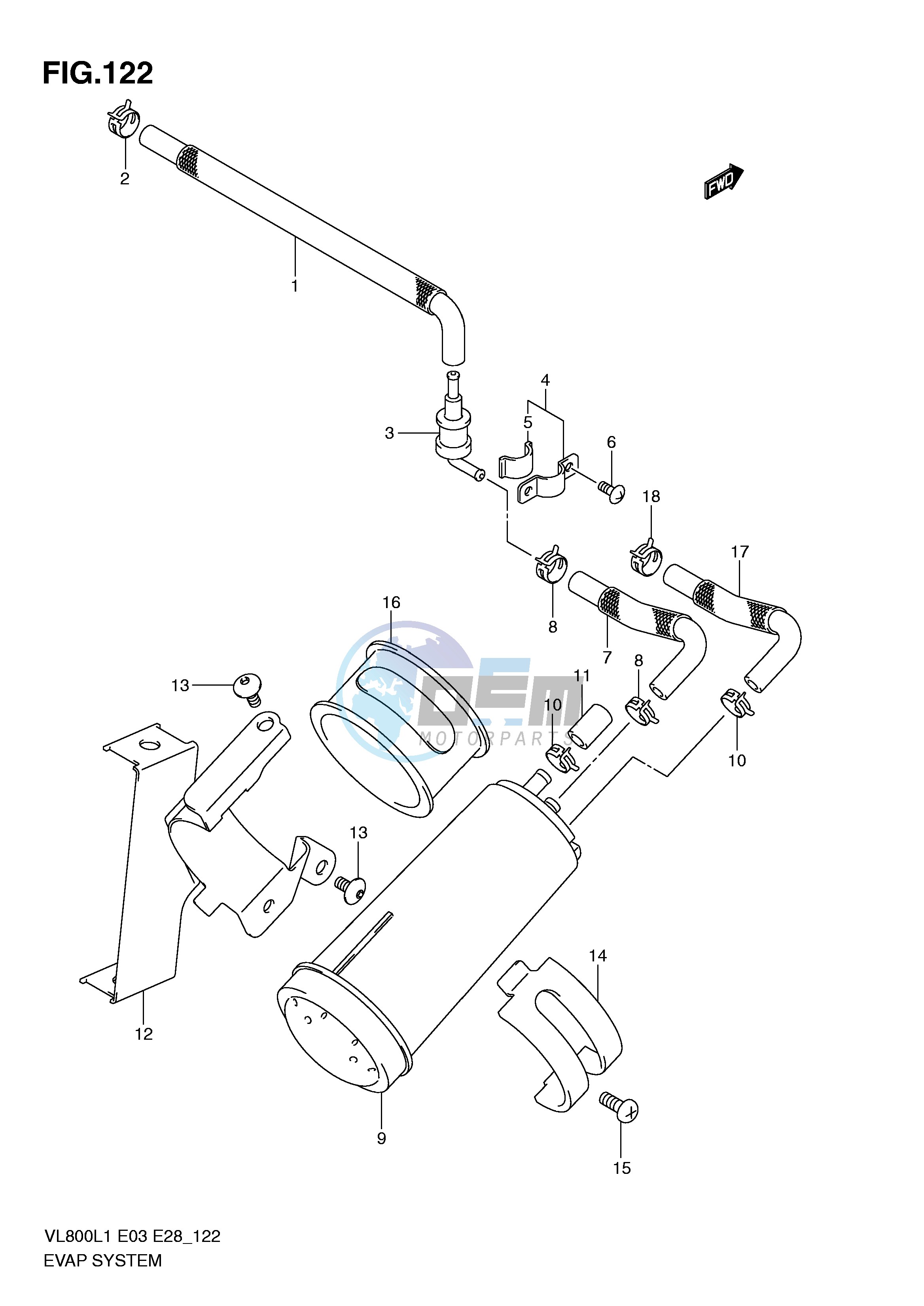 EVAP SYSTEM (VL800CL1 E33)