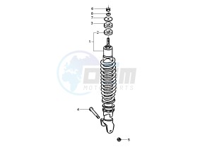 Liberty 2T RST 50 drawing Rear Damper