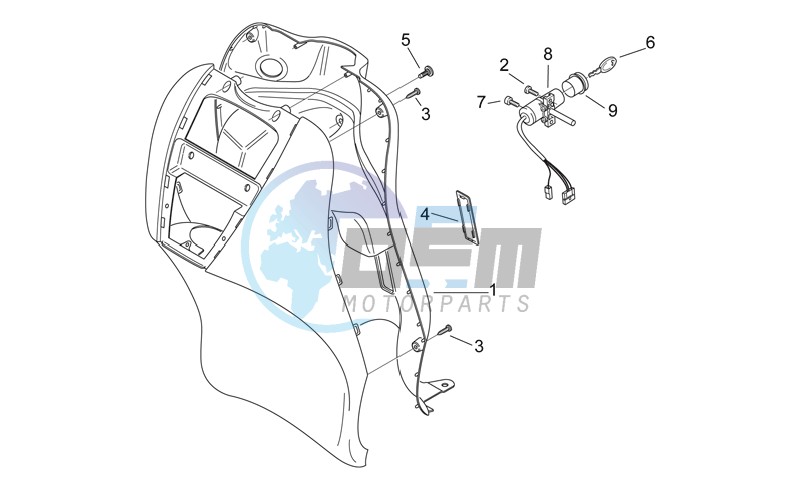 Front body V - Internal shield