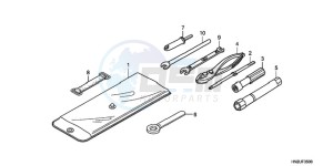 TRX500FA9 Australia - (U) drawing TOOLS