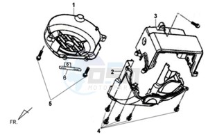 ALLO 50 45KMH drawing FLYWHEEL COVER