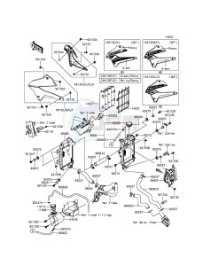 KLX250 KLX250SFF XX (EU ME A(FRICA) drawing Radiator