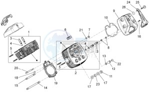 V7 Racer 750 USA-CND drawing Cylinder head