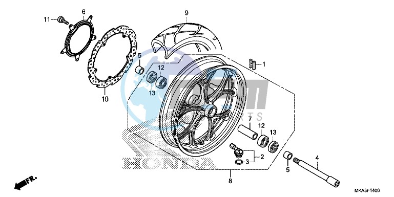 FRONT WHEEL