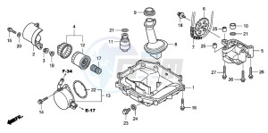 CBF1000S drawing OIL PAN/OIL PUMP