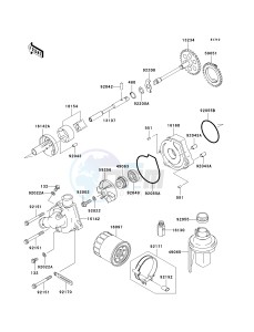 ZX 600 M [NINJA ZX-6RR] (M1) [NINJA ZX-6RR] drawing OIL PUMP_OIL FILTER