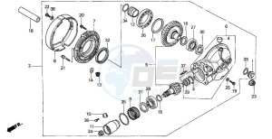 VT1100C2 drawing FINAL DRIVEN GEAR