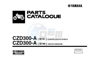 CZD300A X-MAX 300 X-MAX (B741 B749) drawing .1-Front-Page