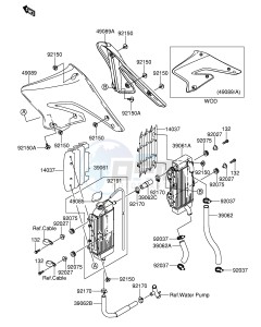 RM-Z250 (E19) drawing RADIATOR