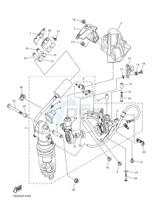 FJR1300AE FJR1300AS (1MD4 1MD5) drawing REAR SUSPENSION