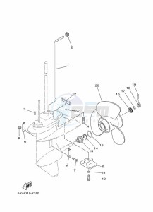 FT9-9GEX drawing LOWER-CASING-x-DRIVE-2