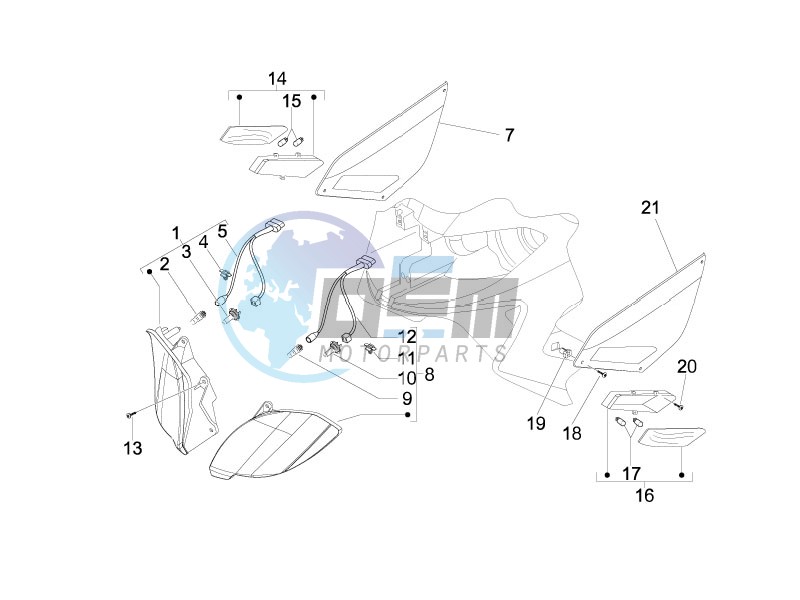 Head lamp - Turn signal lamps