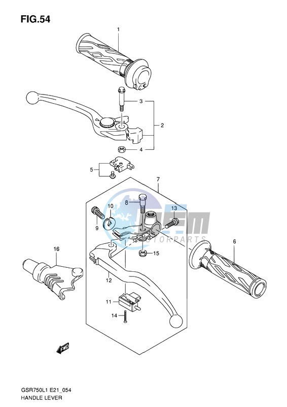 HANDLE LEVER