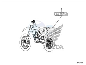 CRF450RH Europe Direct - (ED) drawing MARK