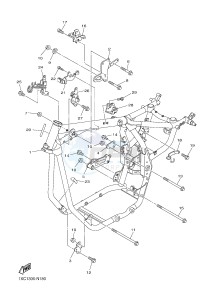 XVS950CU XV950 (1XC1) drawing FRAME