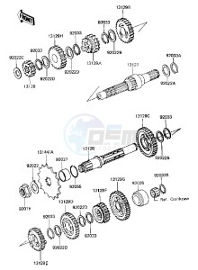 KLT 250 C [PRAIRIE] (C2-C3) [PRAIRIE] drawing TRANSMISSION -- 84-85 C2_C3- -