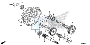 NSS300D Forza - NSS300D UK - (E) drawing TRANSMISSION