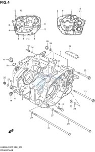 LS650 (E3-E28) SAVAGE drawing CRANKCASE