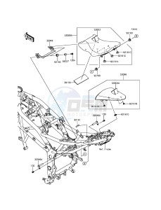 NINJA_250SL BX250AFS XX (EU ME A(FRICA) drawing Seat