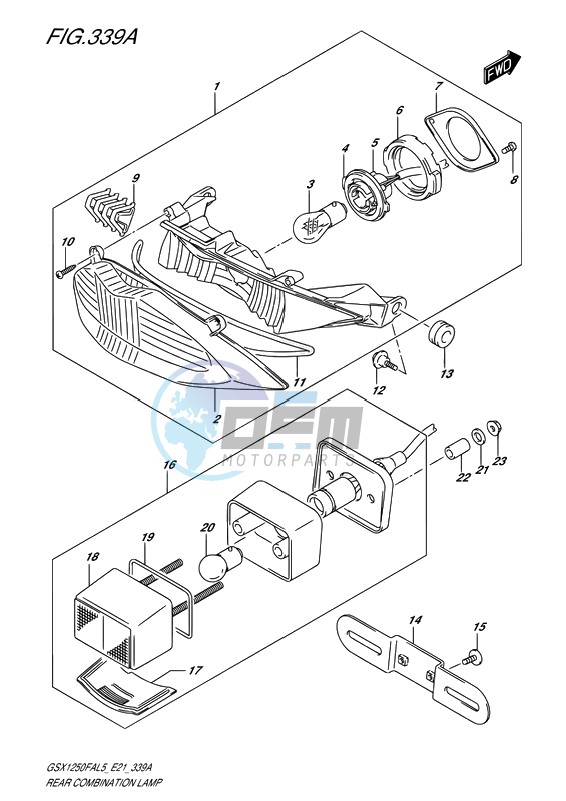 REAR COMBINATION LAMP