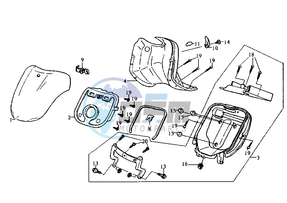 FRONT SHIELD HA10W-6