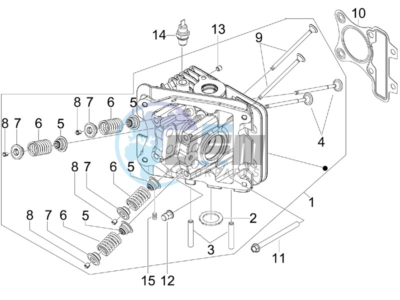 Cilinder head unit - Valve