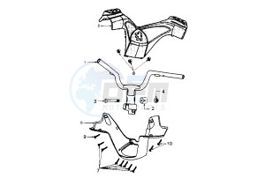 ELYSTAR TSDI - 50 cc drawing STEERING HANDLE