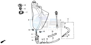 SH50 SH FIFTY drawing OIL TANK