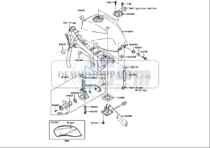 ZRX 1200 (EU) drawing FUEL TANK