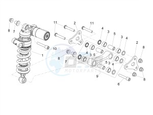 TUONO 1100 V4 FACTORY E4 SUPERPOLE ABS (EMEA-GSO) drawing Rear shock absorber