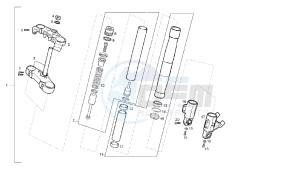 GPR RACING - 50 CC VTHGR1D1A EU2 drawing FRONT FORK SEBAC