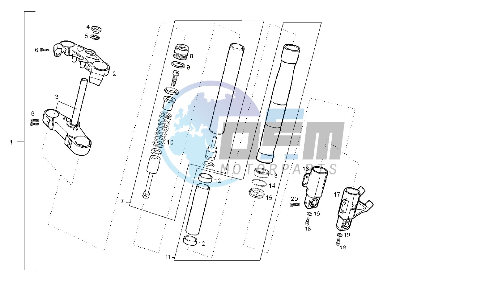 FRONT FORK SEBAC