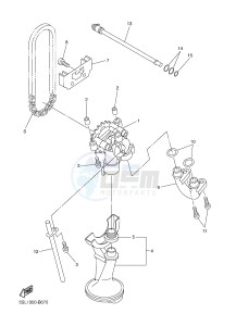 XJ6N 600 XJ6-N (NAKED) (B611 B612) drawing OIL PUMP