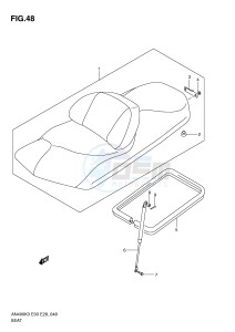 AN400 (E3-E28) Burgman drawing SEAT