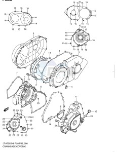 LT-A750X (P28-P33) drawing CRANKCASE COVER