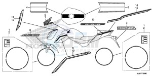 CB500F Europe Direct - (ED) drawing MARK/STRIPE