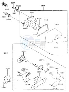 EN 450 A [454 LTD] (A1-A5) [454 LTD] drawing TAILLIGHT-- S- -