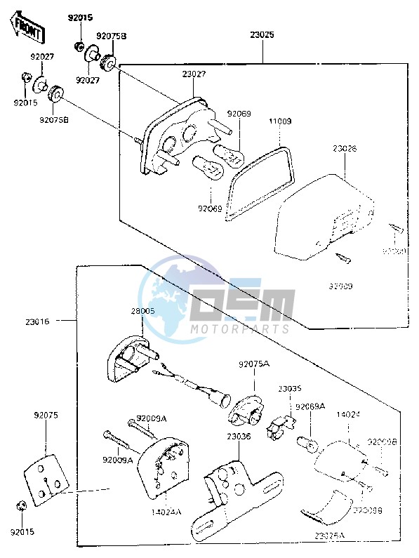 TAILLIGHT-- S- -